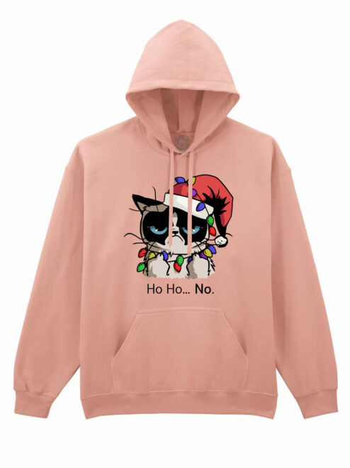 Hanorac printat-Christmas Grumpy Cat, Unisex