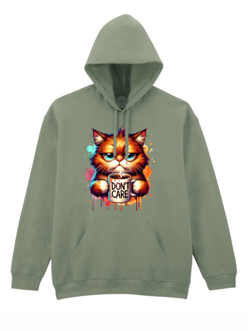 Hanorac printat-Don't care, Unisex