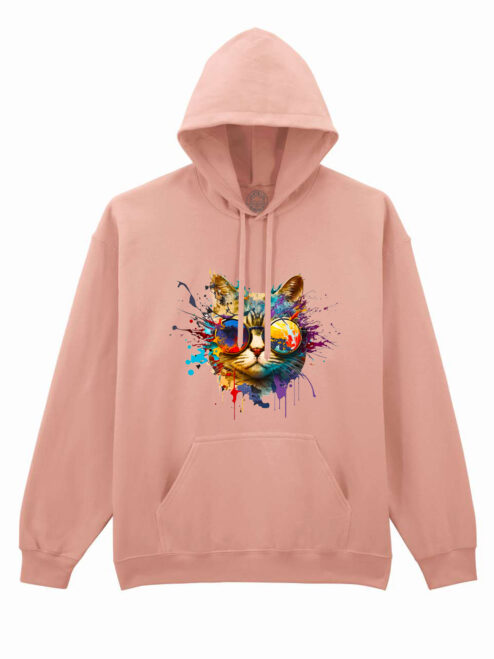 Hanorac printat-Energy Cat, Unisex