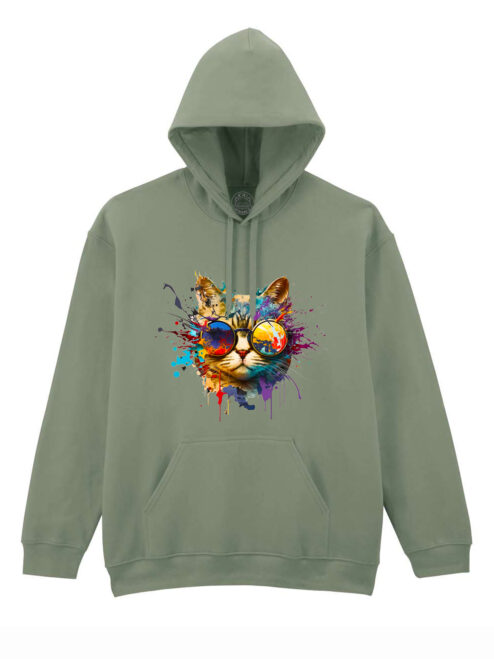 Hanorac printat-Energy Cat, Unisex