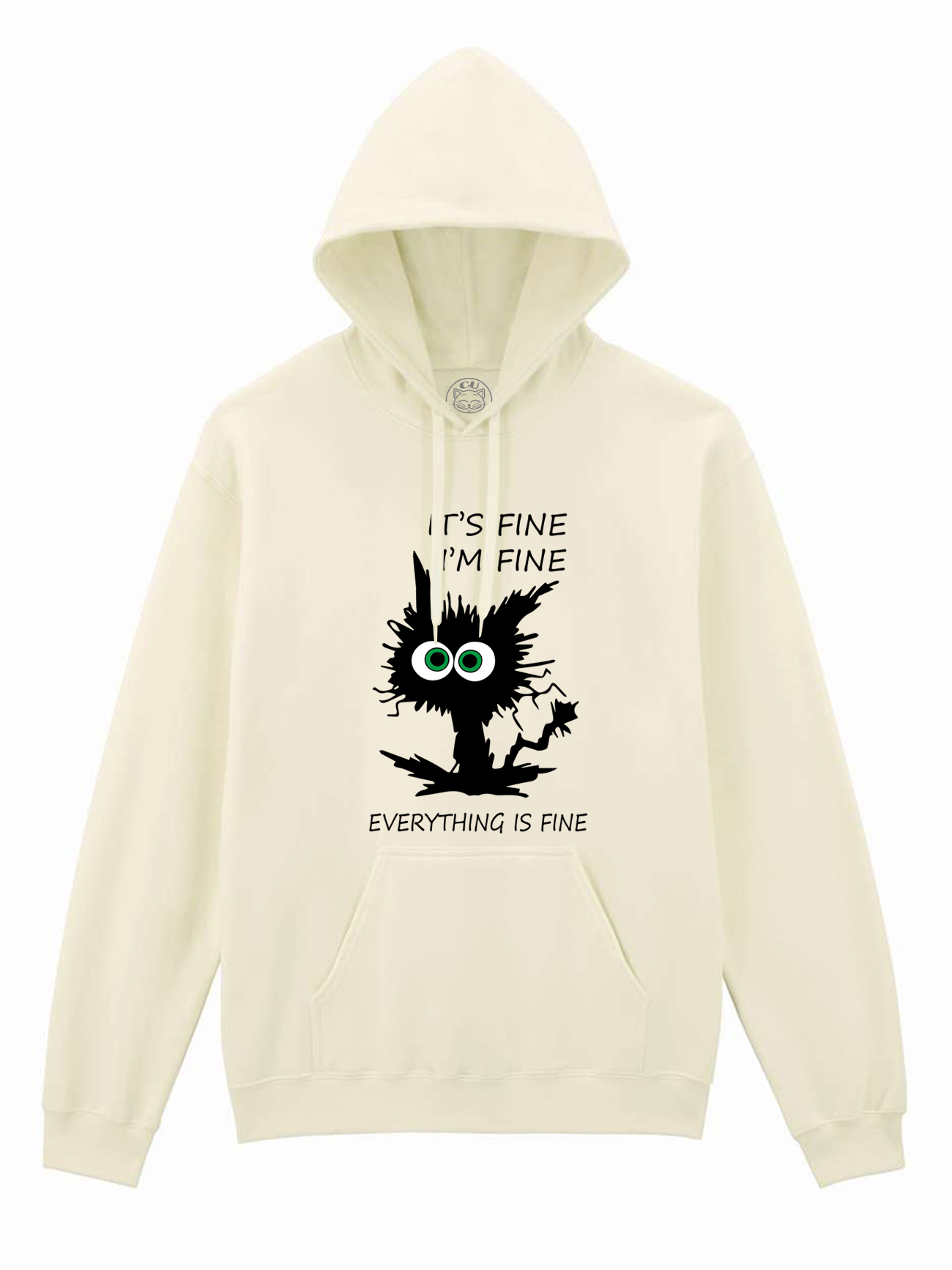 Hanorac printat-I'm Fine, Unisex