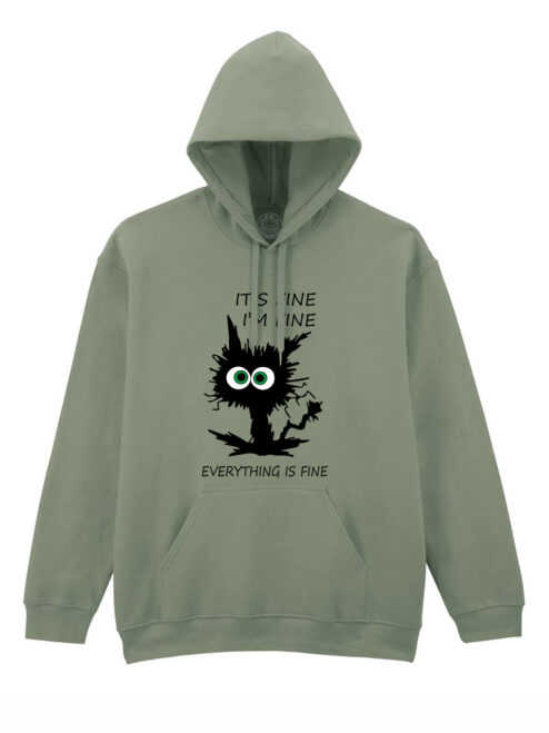 Hanorac printat-I'm Fine, Unisex