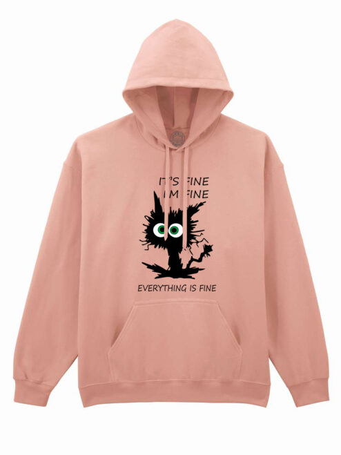 Hanorac printat-I'm Fine, Unisex