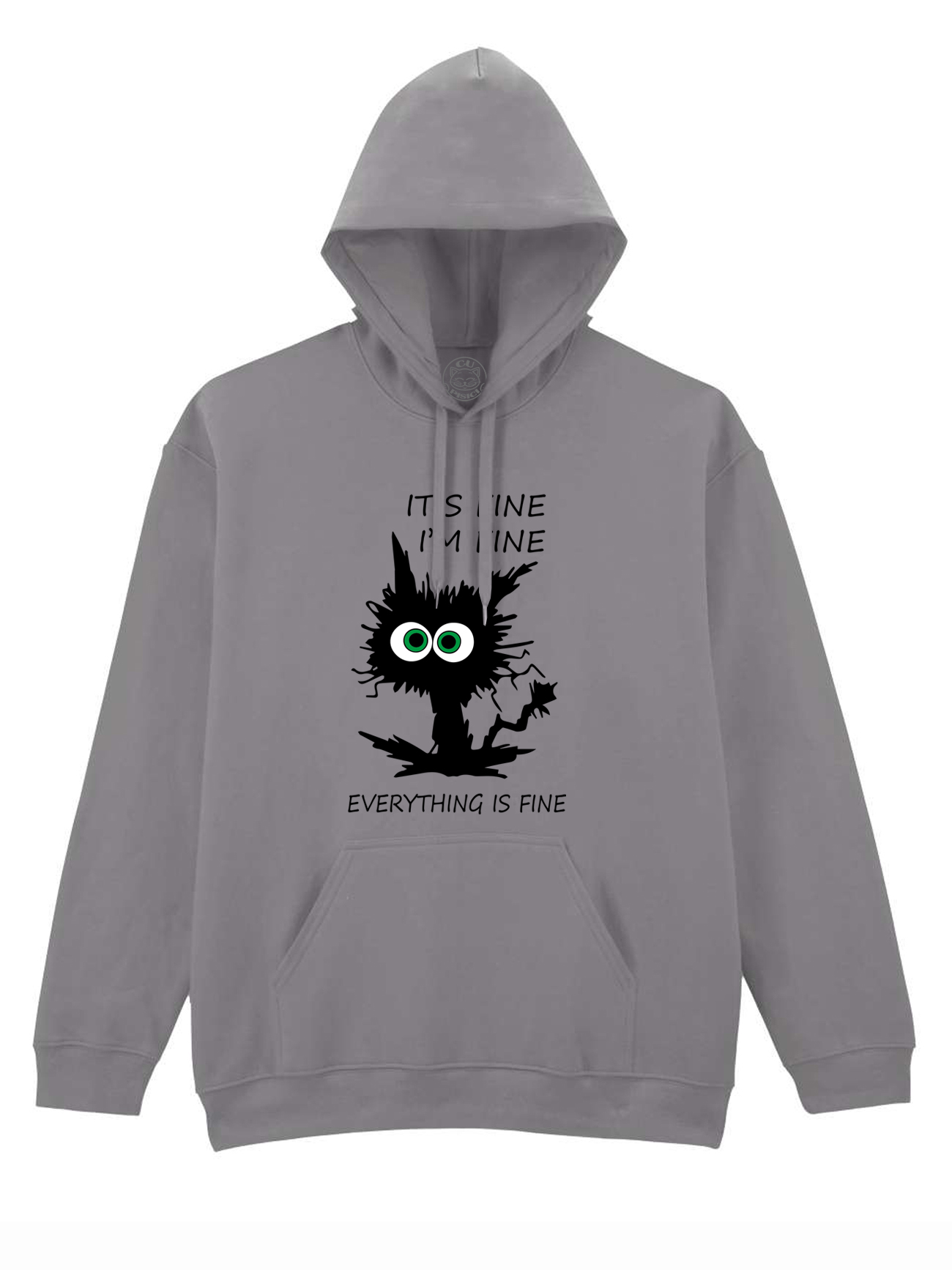 Hanorac printat-I'm Fine, Unisex