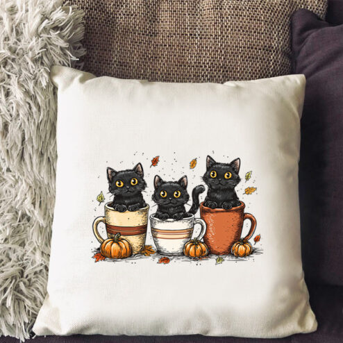 Perna decorativa-Cozy Cats