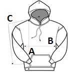 Tabel marimi hanorace unisex