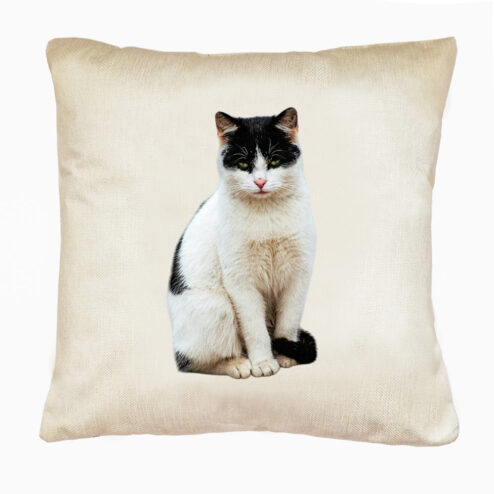 Perna decorativa-Personalizata cu Poza Pisicii