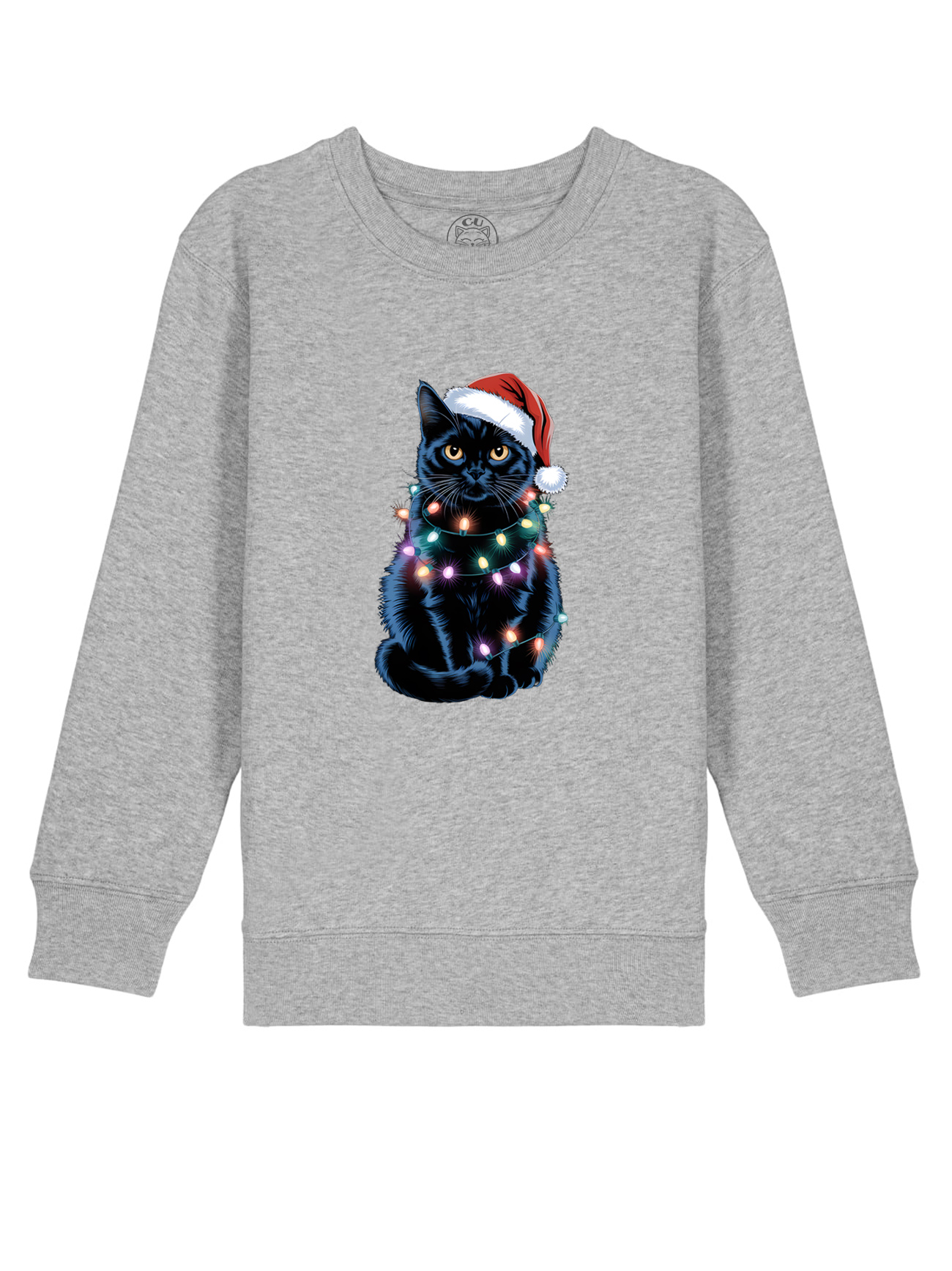 Bluza Premium-Xmas Black Cat, Copii