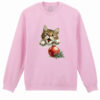 Bluza printata-Kitty Xmas Joy, Unisex