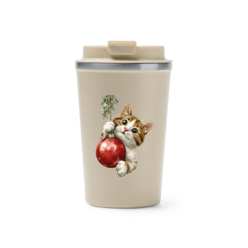 Cana termos cafea-Kitty Xmas Love