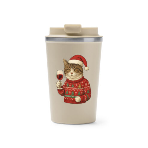Cana termos cafea-Christmas Cheers