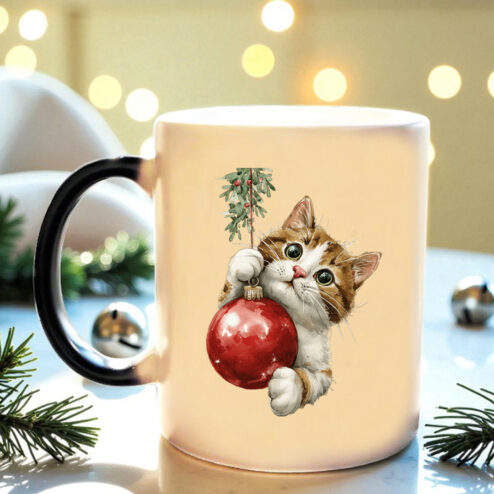 Cana termosensibila-Kitty Xmas Love