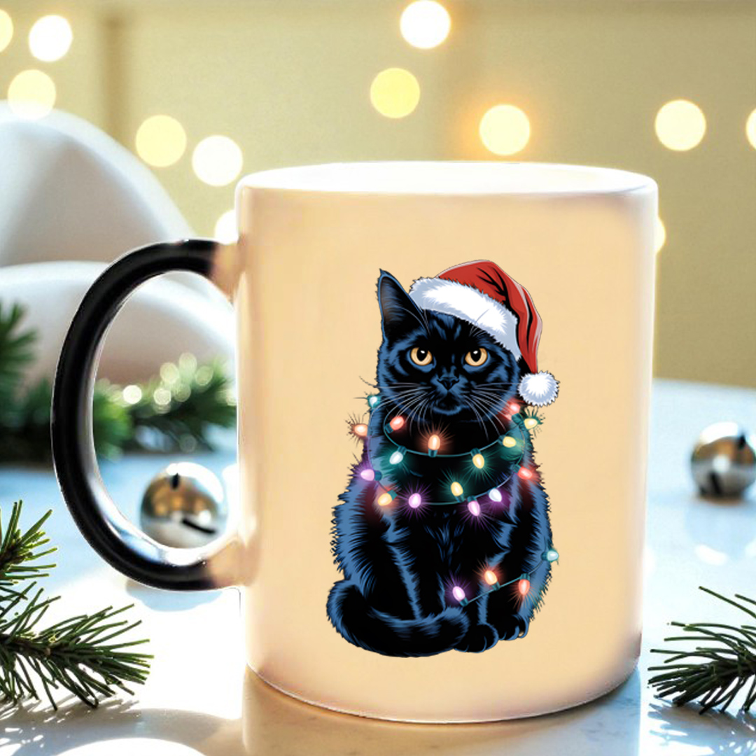 Cana termosensibila-Xmas Black Cat
