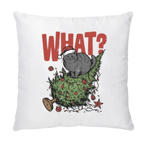 Perna decorativa-Naughty Xmas Cat