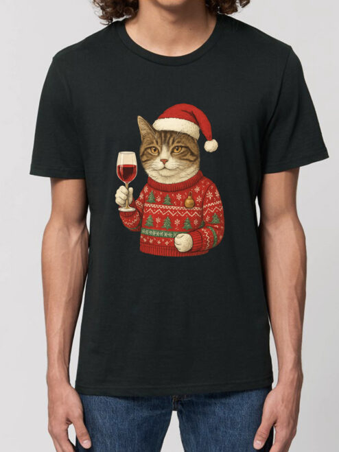 Tricou bumbac organic-Christmas Cheers, Barbati
