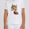 Tricou bumbac organic-Kitty Xmas Joy, Copii