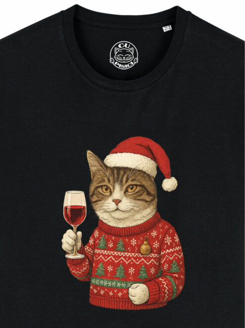 Tricou bumbac organic-Christmas Cheers, Barbati
