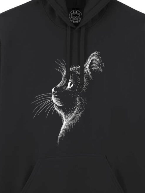 Hanorac printat-Dreaming Cat, Unisex