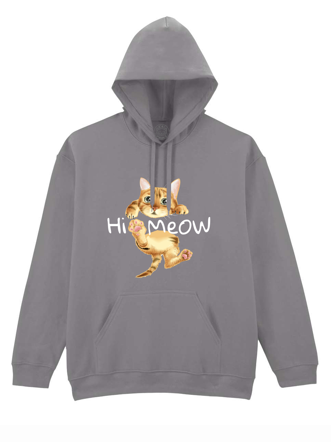 Hanorac printat-Hi Meow, Unisex