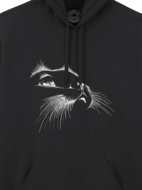 Hanorac printat-Wondering Cat, Unisex