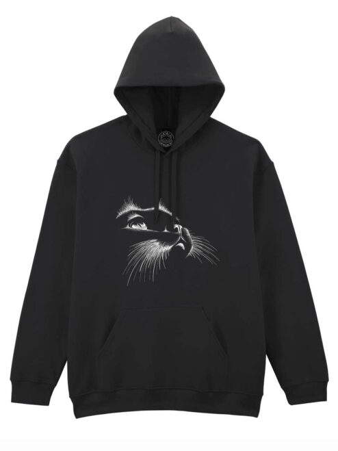 Hanorac printat-Wondering Cat, Unisex