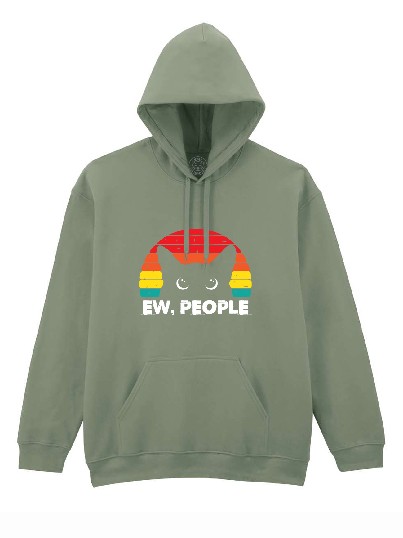 Hanorac printat-Ew People, Unisex