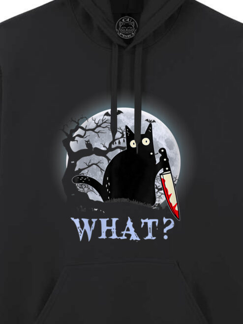 Hanorac printat-Killer Cat, Unisex