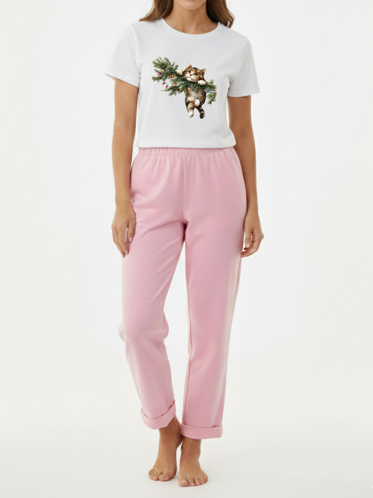 Pijamale cu Pisici-Kitty Xmas Dreams, Femei