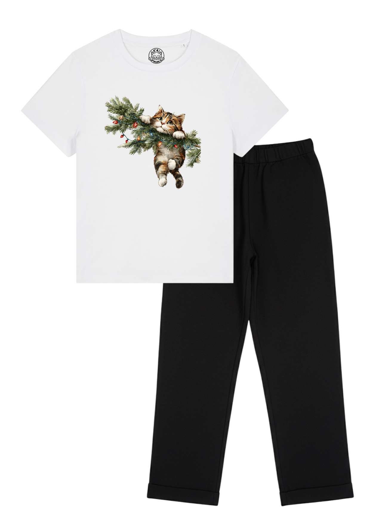 Pijamale cu Pisici-Kitty Xmas Dreams, Femei