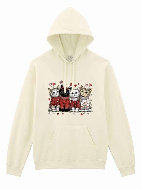 Hanorac printat-Love Has Paws, Unisex