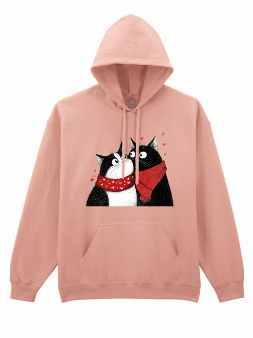 Hanorac printat-Love U Furrever, Unisex