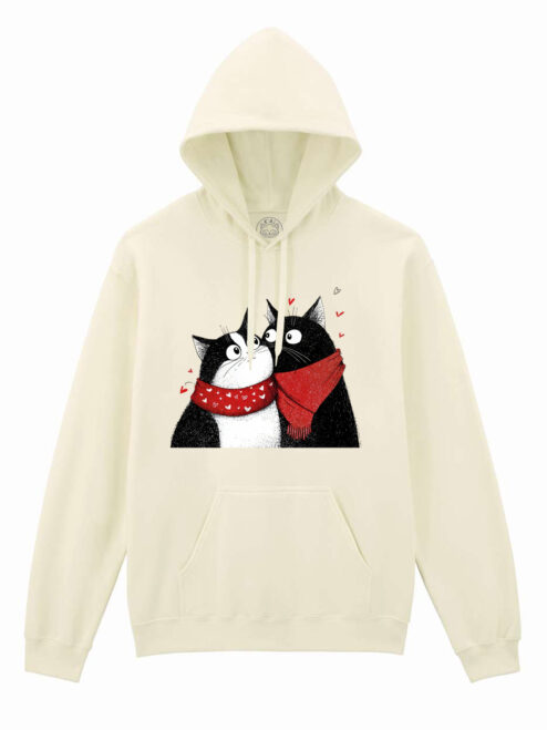 Hanorac printat-Love U Furrever, Unisex