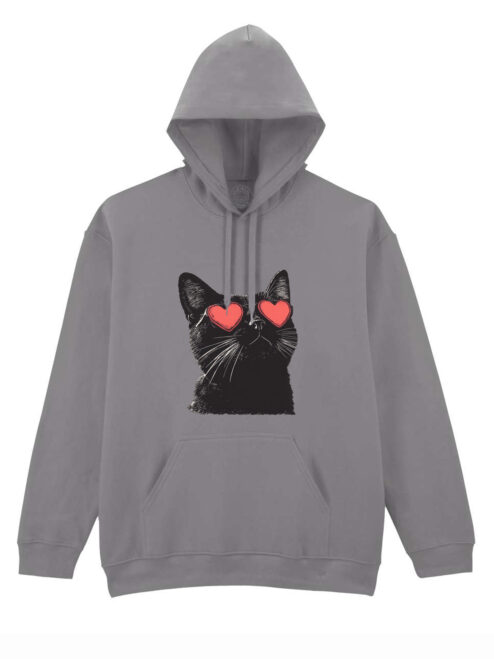 Hanorac printat-Meow Amore, Unisex