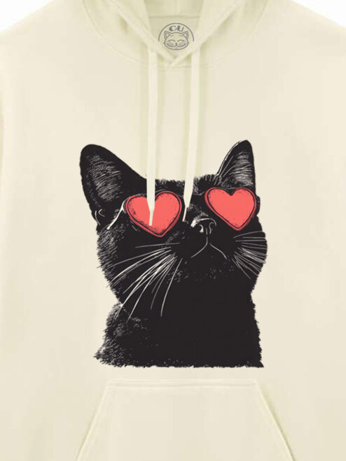 Hanorac printat-Meow Amore, Unisex