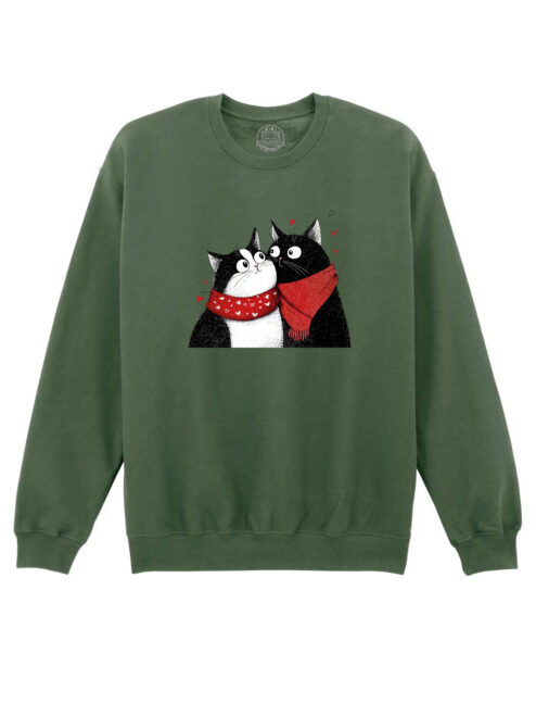 Bluza Printata-Love U Furrever, Unisex