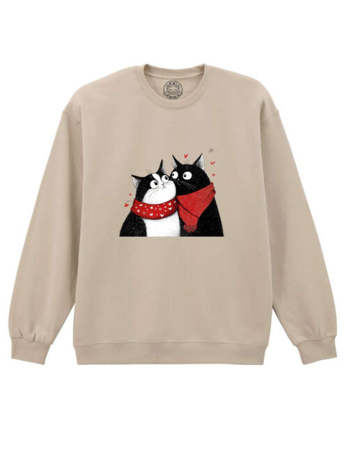 Bluza Printata-Love U Furrever, Unisex