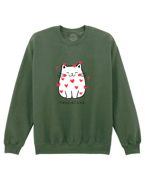 Bluza Printata-Meowentine, Unisex