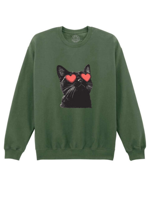 Bluza Printata-Meow Amore, Unisex