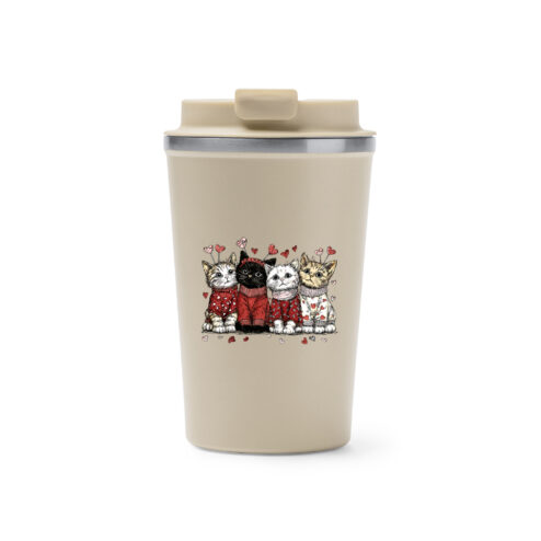 Cana termos cafea-Love Has Paws