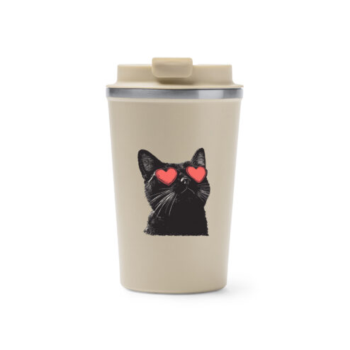 Cana termos cafea-Meow Amore