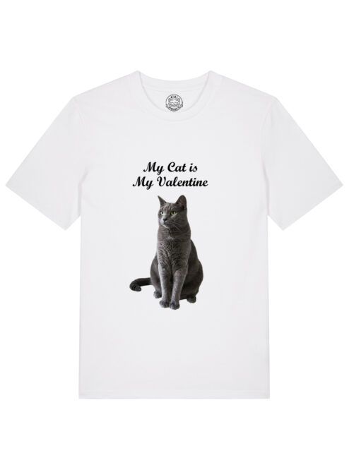 Tricou Premium Personalizat-My Cat is My Valentine