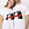 Set Tricouri bumbac organic-Love U Furrever