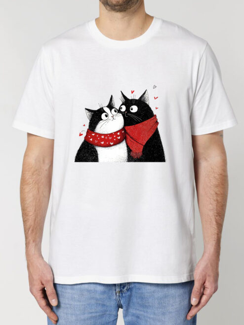 Tricou bumbac organic-Love U Furrever, Barbati