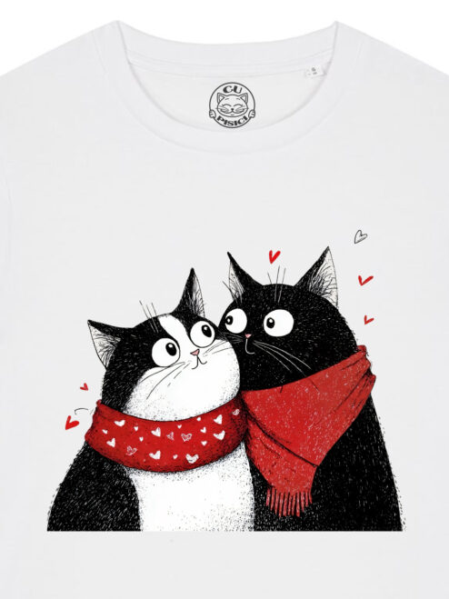 Tricou bumbac organic-Love U Furrever, Femei