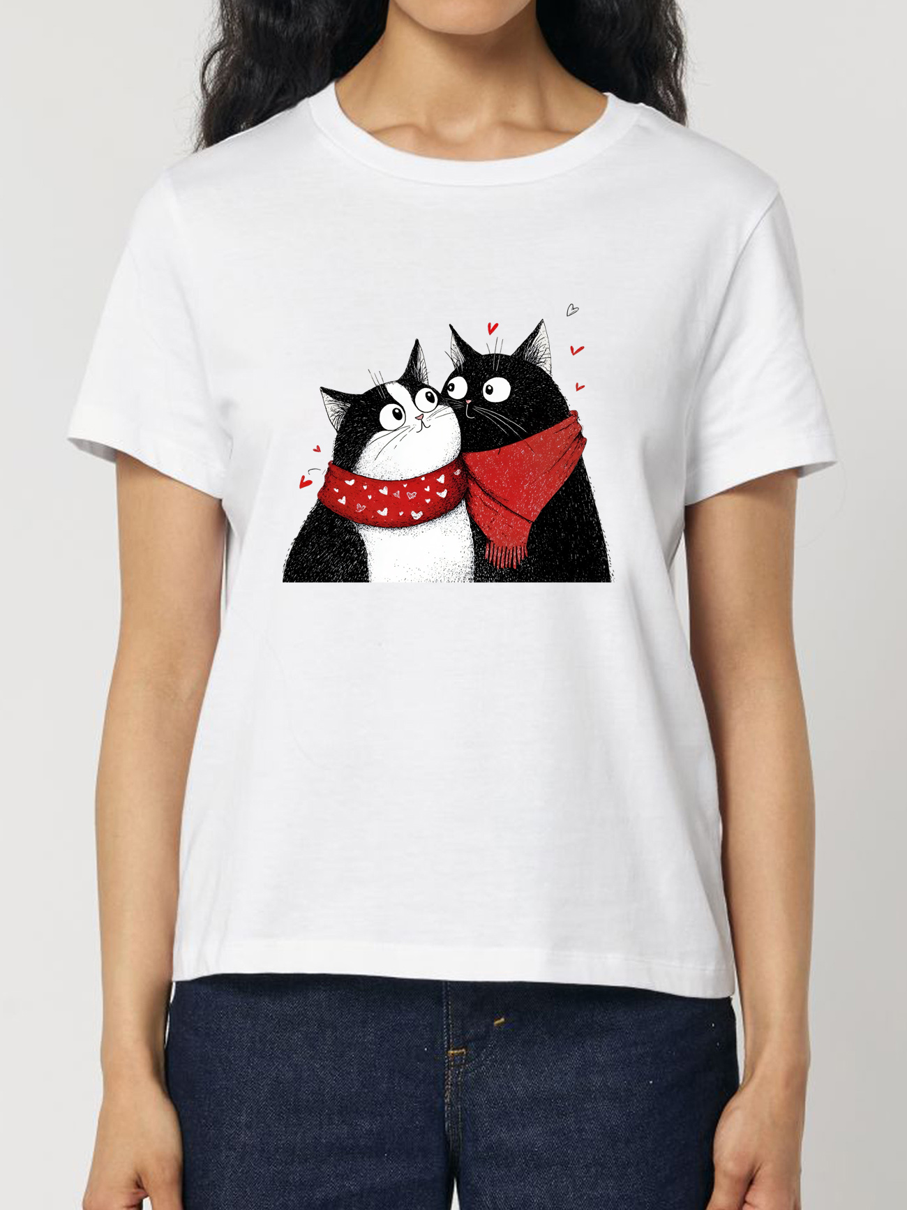 Tricou bumbac organic-Love U Furrever, Femei