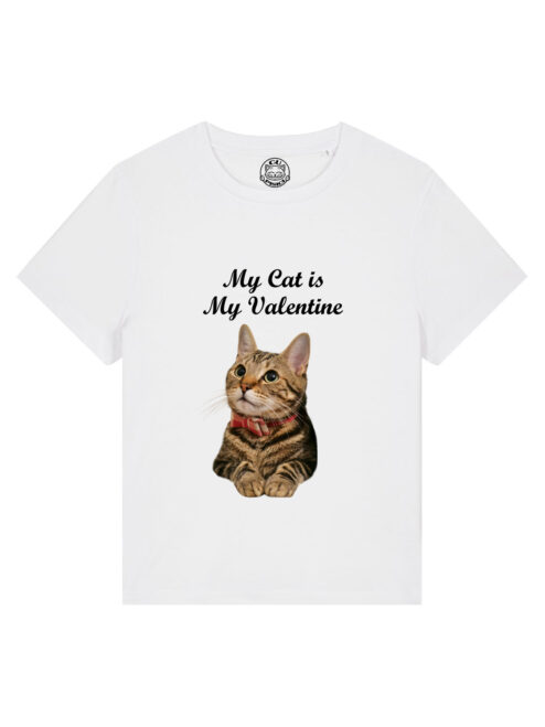 Tricou Premium Personalizat-My Cat is My Valentine
