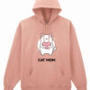 Hanorac printat-Cat Mom, Unisex