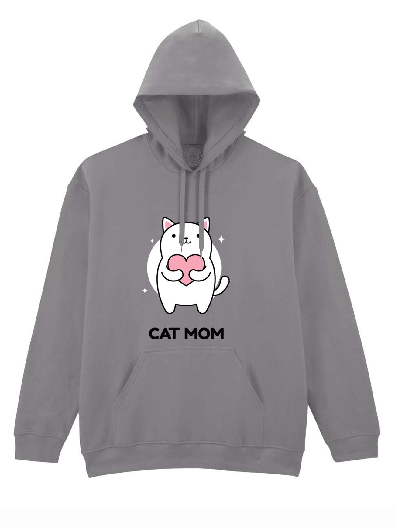 Hanorac printat-Cat Mom, Unisex