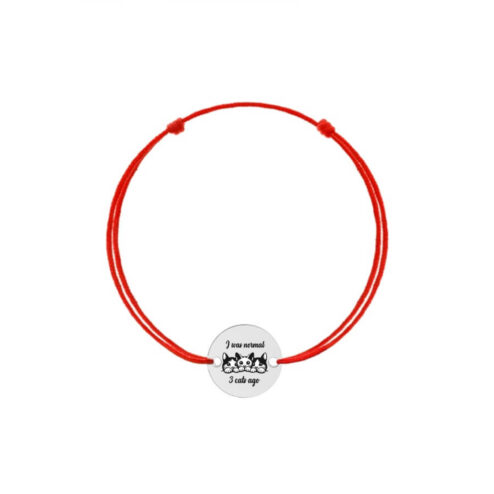 Bratara din argint-I was normal 3 cats ago