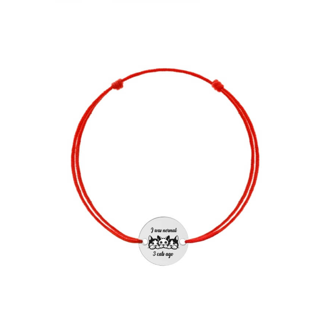 Bratara din argint-I was normal 3 cats ago